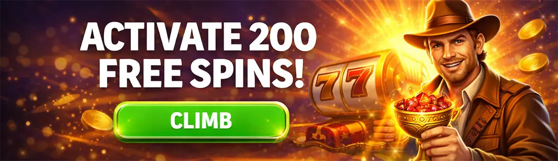 Tikitaka Casino activate 200 free spins bonus banner