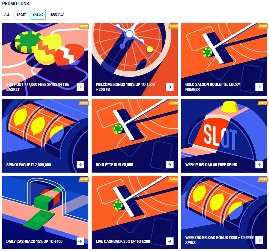Tikitaka casino promotions and bonus offers overview