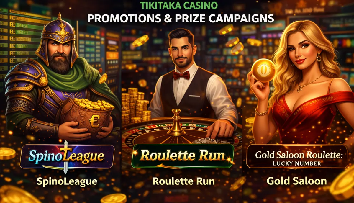 Tikitaka Casino promotions leaderboard tournaments prize campaigns