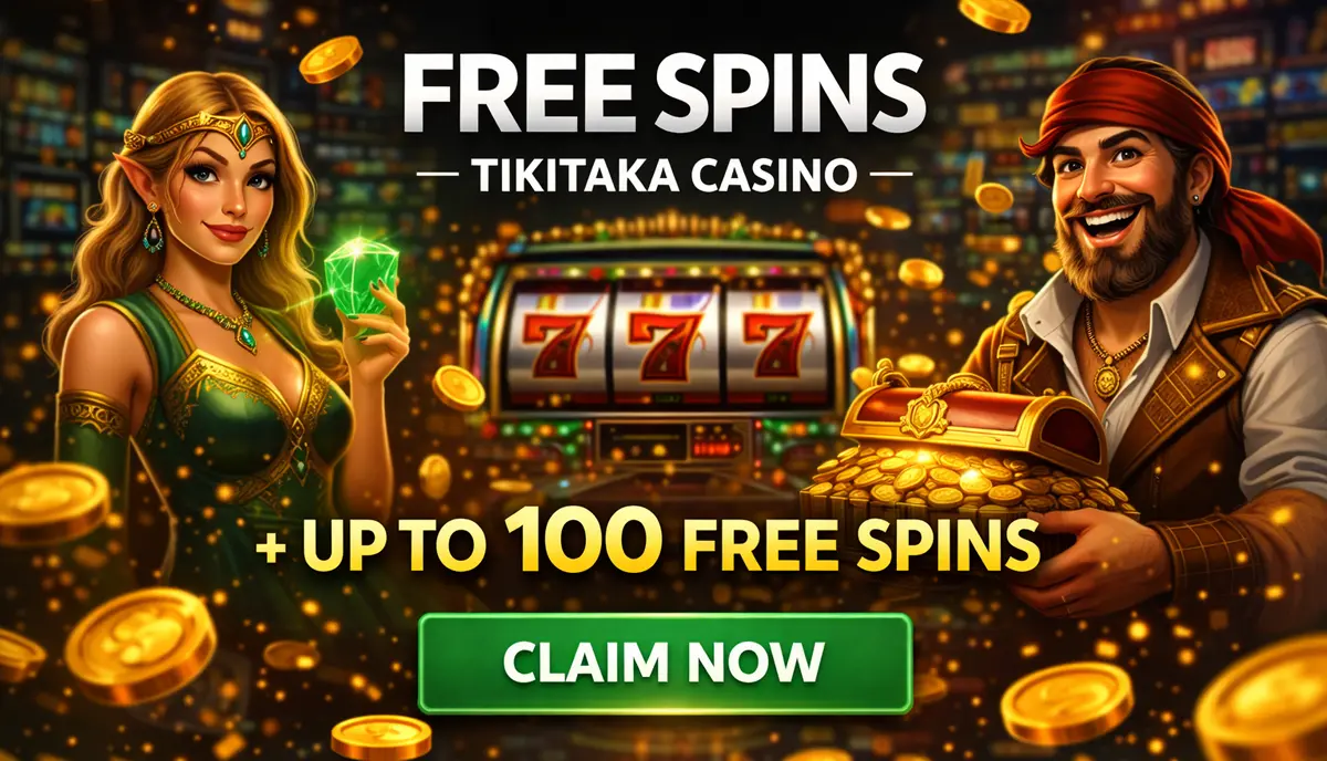 Tikitaka Casino free spins bonus slot promotion offer