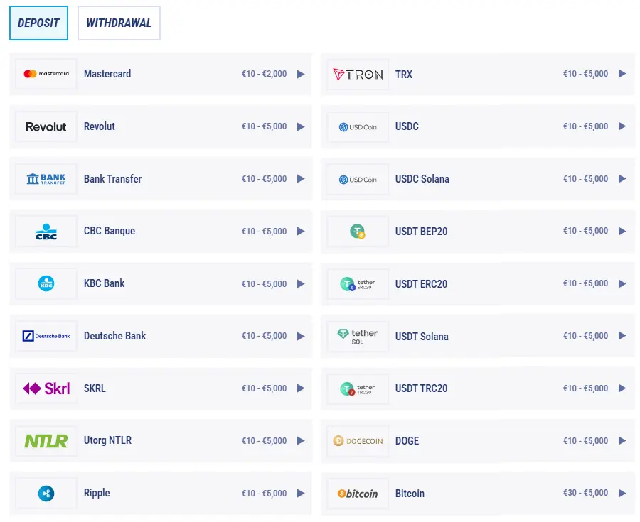 Tikitaka casino deposit methods list